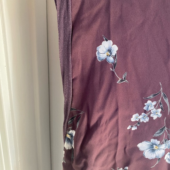 Papermoon Reece Mixed Material Top - Purple - Picture 4 of 6